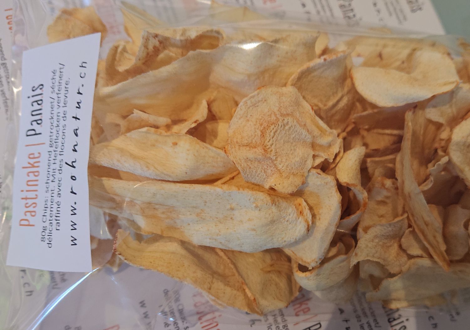 Pastinaken- Chips, 80g