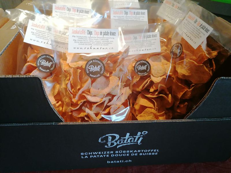 Süsskartoffel- Chips, 80g