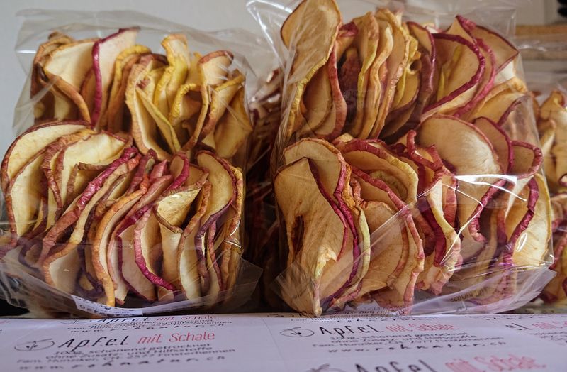 Apfel mit Schale, 100g
