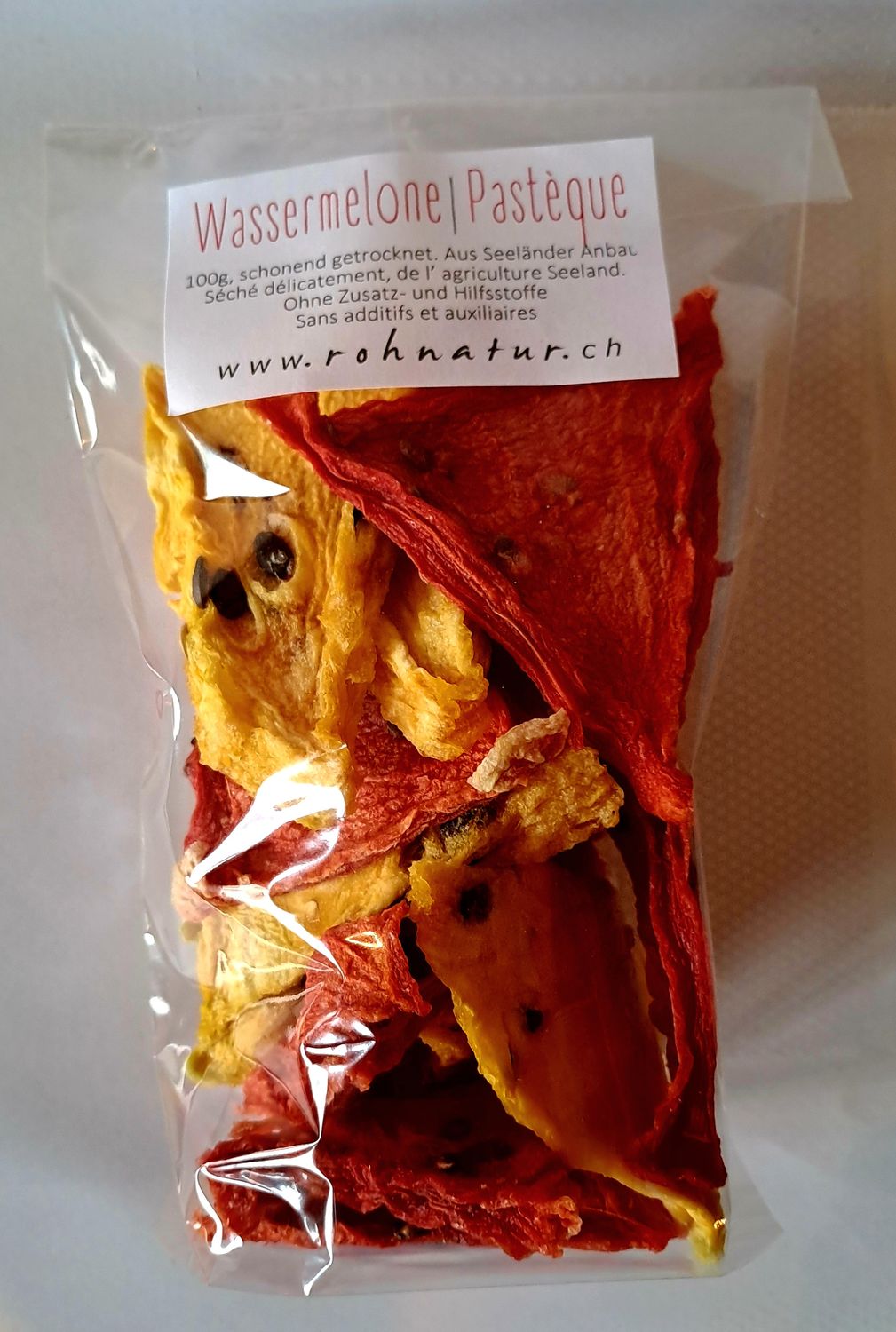 Wassermelone rot+gelb, 100g