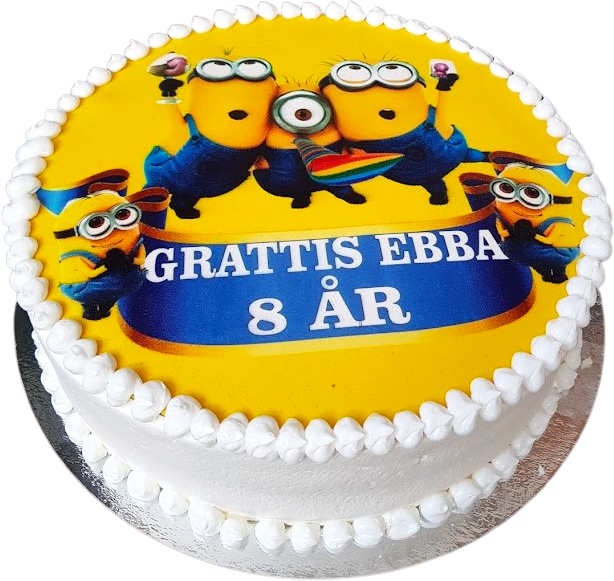 Minionerna tårta