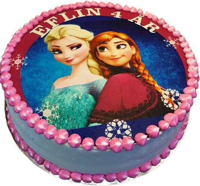 Anna &amp; Elsa tårta