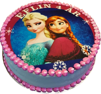 Anna & Elsa tårta