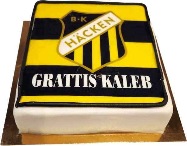 Häcken fotbollslag tårta