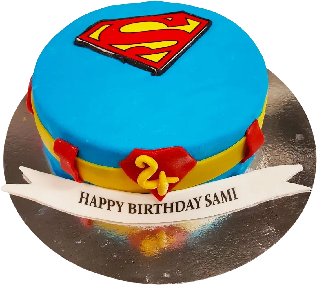 Superman tårta