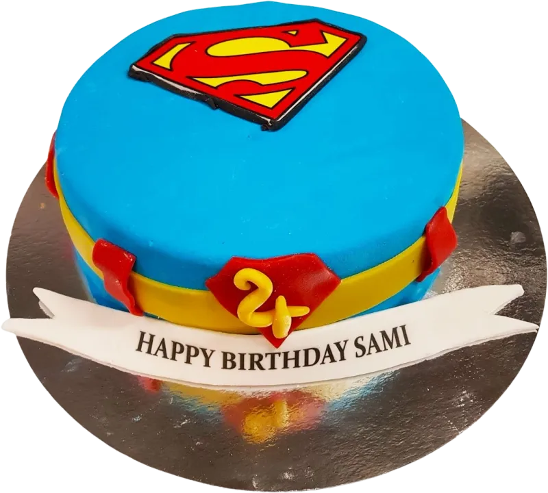 Superman tårta
