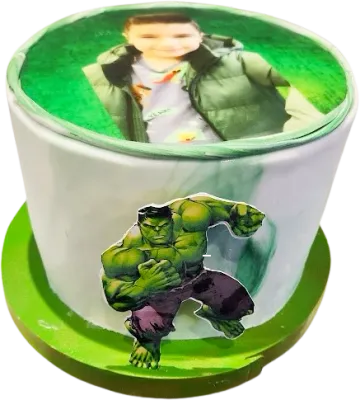 Hulken med egen bild