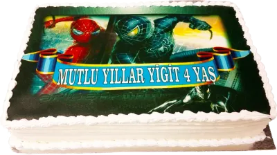 Spiderman tårta fyrkantig  #20