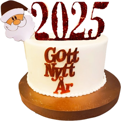 Jul och nyårstårta