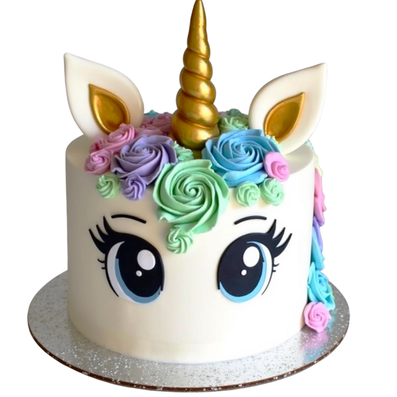 Enhörningstårta / unicorn