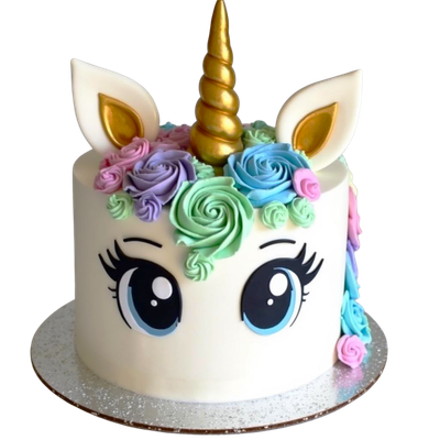 Enhörningstårta / unicorn