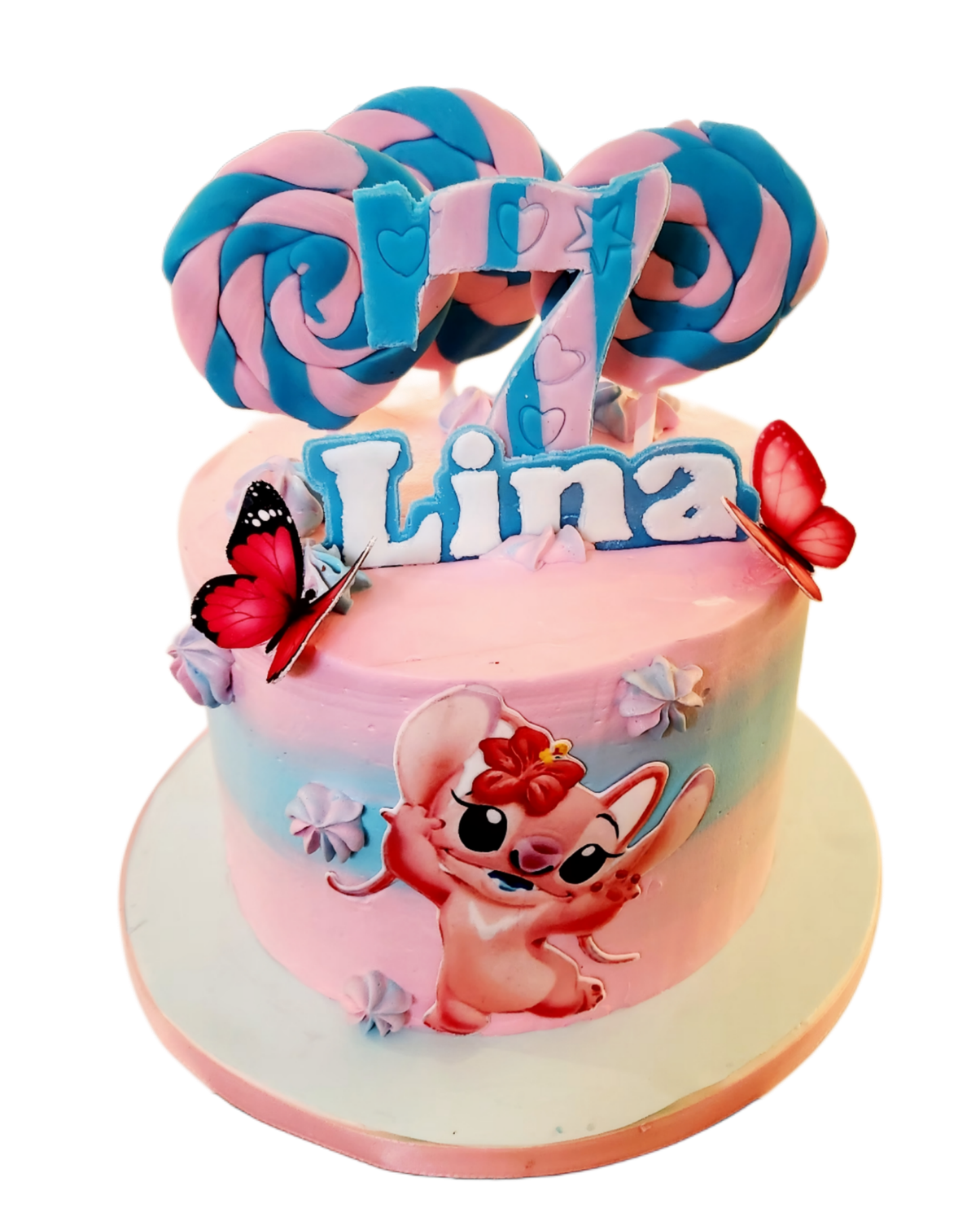 Stitch tårta