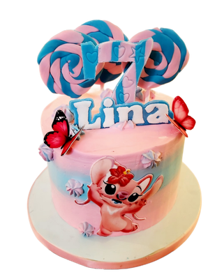 Stitch tårta