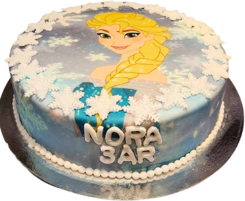 Elsa Frost 2 tema tårta