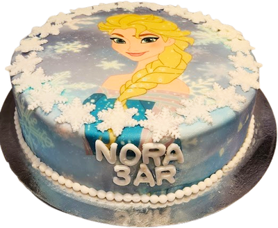 Elsa Frost 2 tema tårta
