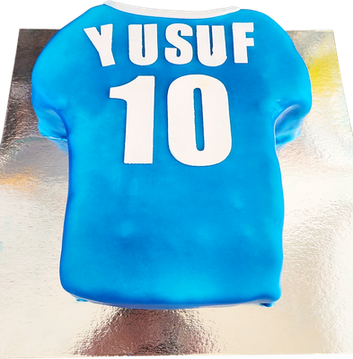 Fotbollströjetårta