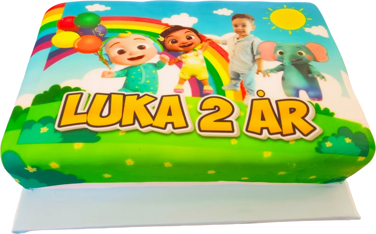 Personlig Cocomelon tårta