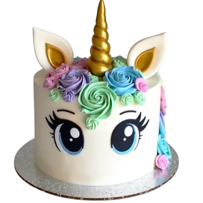 Enhörningstårta / unicorn