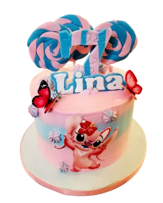 Stitch tårta
