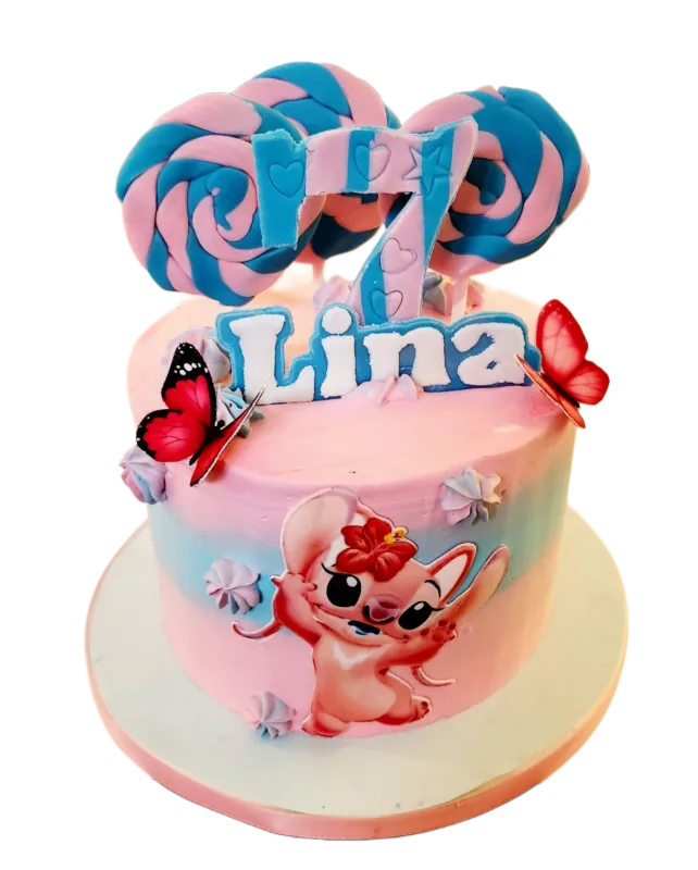 Stitch tårta