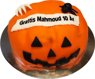 Halloween Tårta med Spindel & Hand