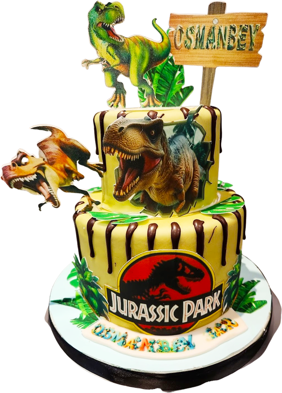 Jurassic Park-tårta