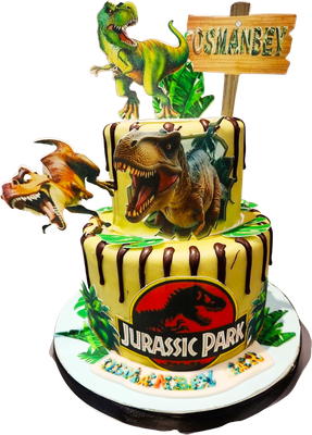 Jurassic Park-tårta