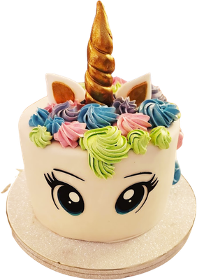 Enhörningstårta / unicorn