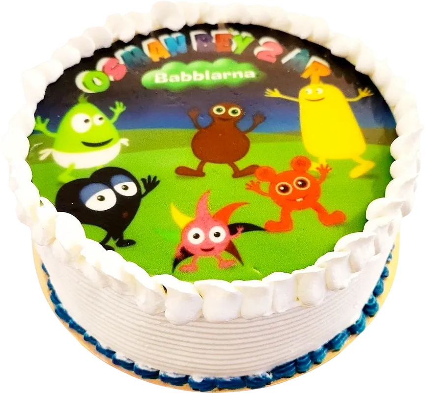 Babblarna bildtårta