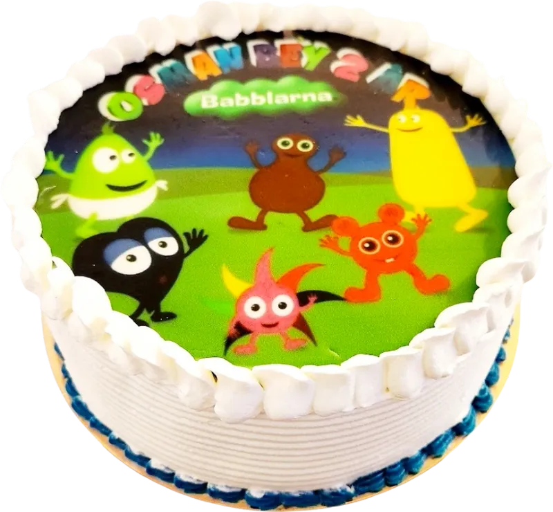 Babblarna bildtårta