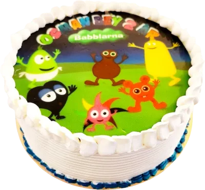 Babblarna bildtårta