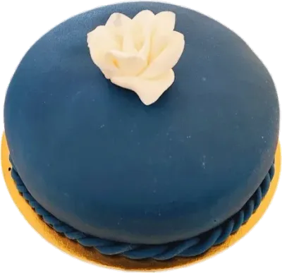 blå princesst tårta