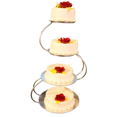 Bröllopstårta trapp