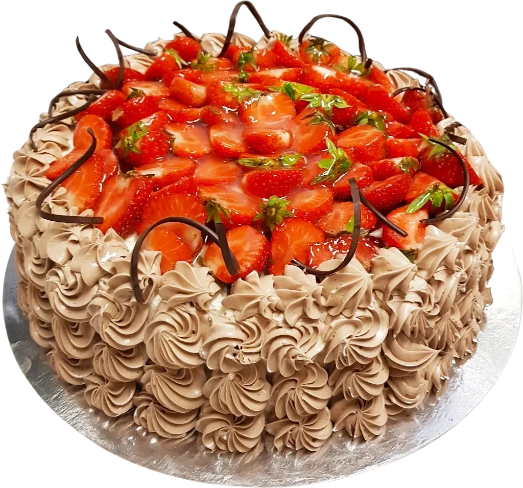 Choklad Role med jordgubbar