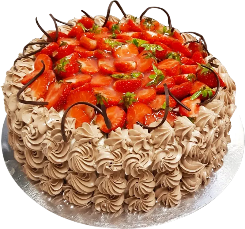 Choklad Role med jordgubbar