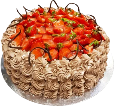 Choklad Role med jordgubbar