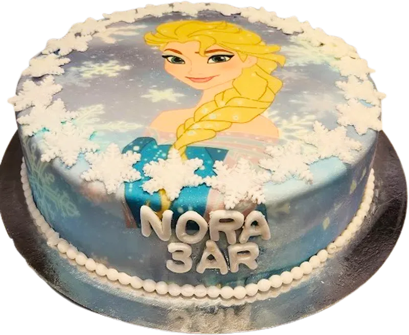 Elsa Frost 2 tema tårta