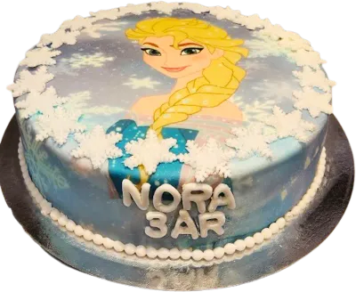 Elsa Frost 2 tema tårta