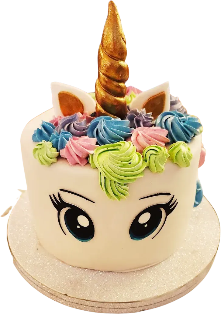 Enhörningstårta / unicorn