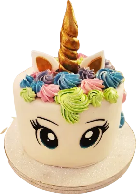 Enhörningstårta / unicorn