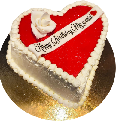 Hjärtformade röd myworld