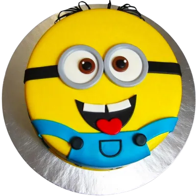 Lekfull Miniontårta