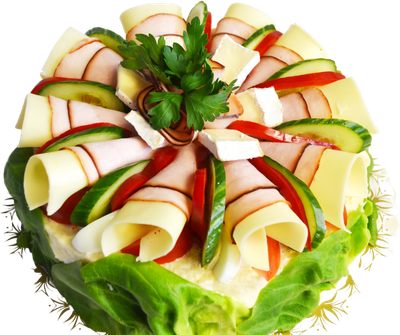 Smörgåstårta ost &amp;  kalkon