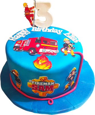 Fireman Sam tårta