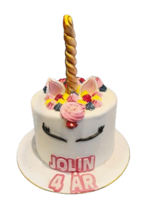 Unicorntårta /Enhörnings