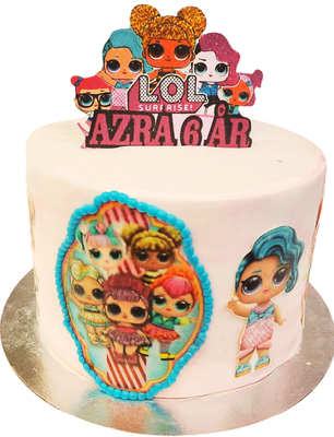 LoL tårta topcake