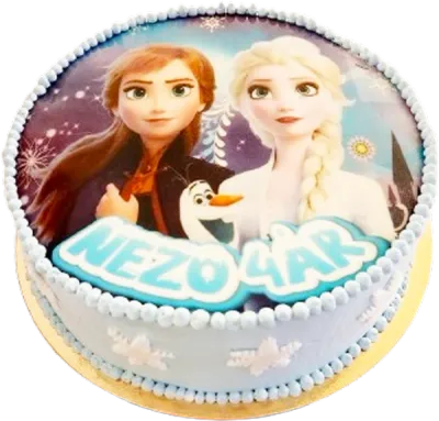 Frost 2-tema Anna &amp; Elsa tårta