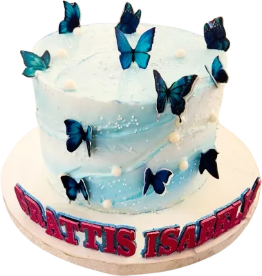 Fjärilsfantastens tårta