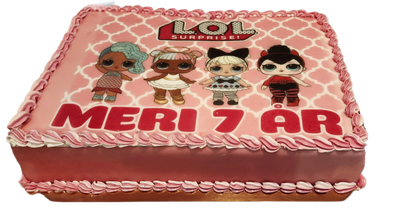 Lol tårta fyrkantig