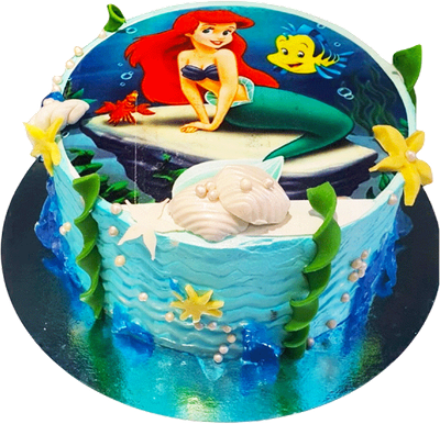 Sjöjungfru tårta